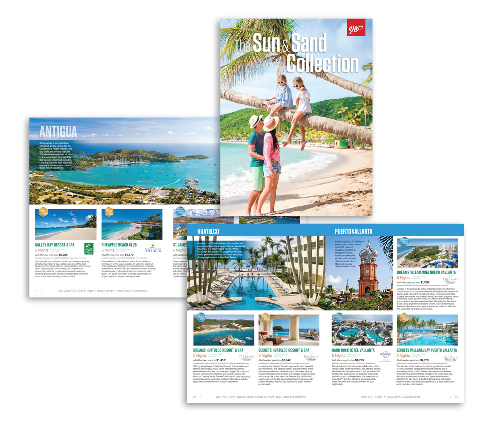 Sun & Sand tropical getaway catalog